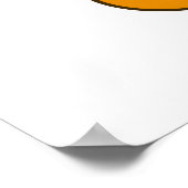 Poster Peeking Canard Funny Animal Chinois Plat Pun (Coin)