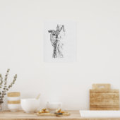 Poster Peeking Owl" (Cuisine)