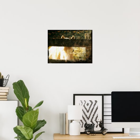 Poster Peeking Palomino (Bureau à domicile)