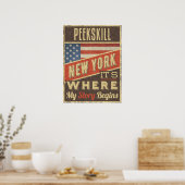 Poster Peekskill New York (Cuisine)