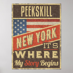 Poster Peekskill New York