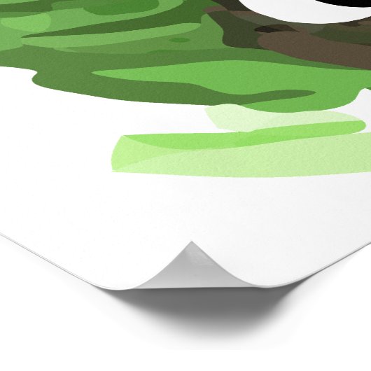 Poster Peeping Monkey (Coin)