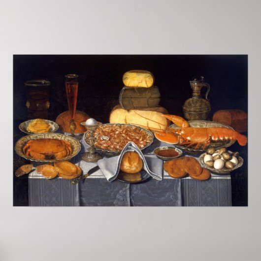 Poster Peeters - Crabe, Crevettes Et Homard (Devant)