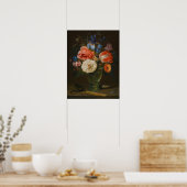 Poster Peeters - Fleurs Dans Une Roue (Cuisine)