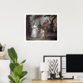 Poster Peg Woffington comme Rosalind avec Celia et Touchs (Bureau à domicile)