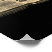 Poster Pégase Pont Alexandre statue skulptur Paris Pont (Coin)