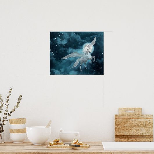 Poster pegasus clair de lune (Cuisine)