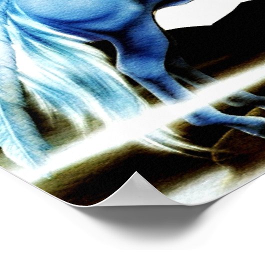 Poster Pegasus Et Unicorne (Coin)