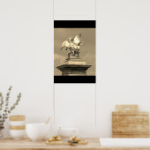 Poster Pegasus Pont Alexandre statue skulptur Paris Pont (Cuisine)