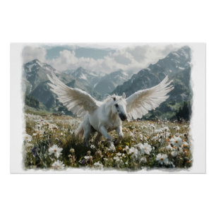 Poster Pegasus se prépare pour le décollage