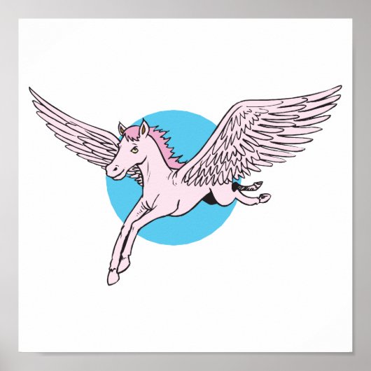 Poster pegasus volant (Devant)