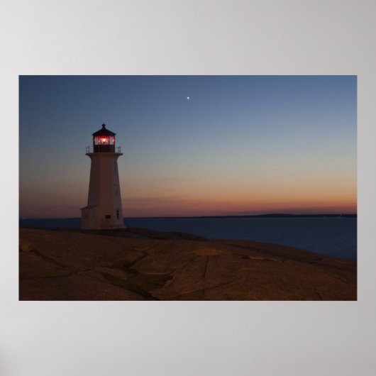 Poster Peggy's Cove Twilight (Devant)