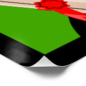 POSTER PÉGUIN DE DIPLÔME (Coin)