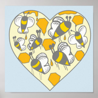 Poster Peigne de miel