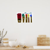 Poster Peindre (Cuisine)