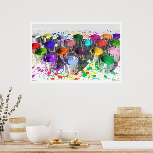 Poster Peindre ! (Cuisine)