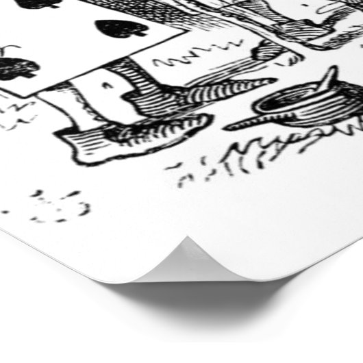 Poster Peindre Le Rouge Rose (Coin)