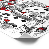 Poster Peindre le rouge Rose (Coin)