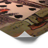 Poster Peindre le rouge Rose 3 (Coin)