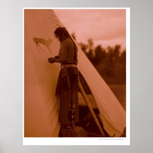 Poster Peindre le signe de sa médecine (Devant)