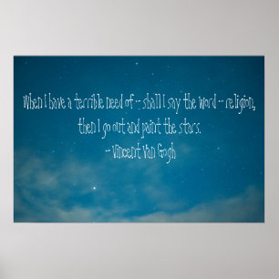 Poster Peindre les étoiles