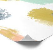 Poster Peindre les nuances dans les tons pastel (Coin)