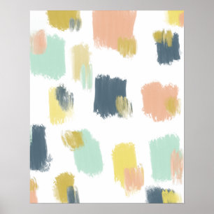 Poster Peindre les nuances dans les tons pastel