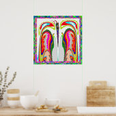 Poster Peindre l'esprit d'amour (Cuisine)