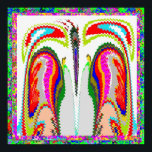 Poster Peindre l'esprit d'amour<br><div class="desc">Type de papier : Value Poster Paper (Matte) Vos murs sont le reflet de vous. Personnalisez-les avec vos citations, illustrations et designs favoris imprimés sur des posters par Zazzle ! Choisissez parmi 5 types de papier unique et plusieurs tailles pour créer le poster parfait. 45 lb, 7, 5 points d'épaisseur...</div>