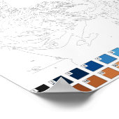 Poster Peindre par les chiffres : Rosie l'affiche du Rive (Coin)