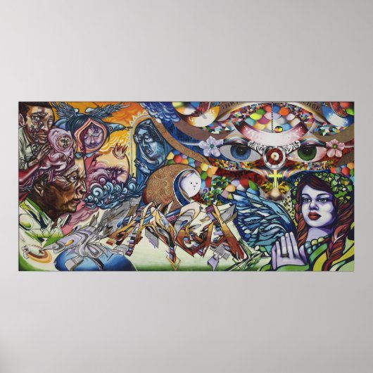 Poster Peindre votre foi sur toile (Devant)