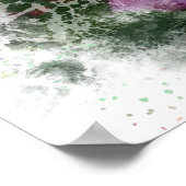 Poster *~* Peine rose Peony Peinture Artsy Artistique AR1 (Coin)