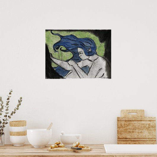 Poster Peint au vent (Cuisine)