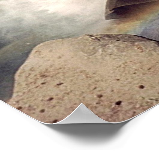 Poster Peint Avec Les Ailes Des Anges (Coin)