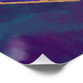 Poster Peint Géométrique (Coin)