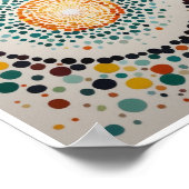 Poster peint point sens d'expansion Wall Art Poste (Coin)