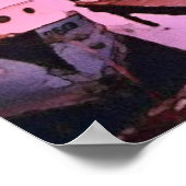 Poster peint sur les teintes du port (Coin)