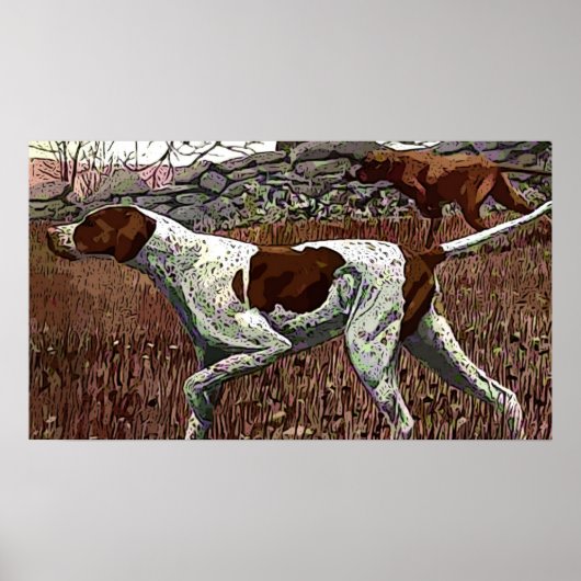 Poster peint vintage (Devant)