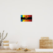 Poster peintre hobby coloré (Cuisine)