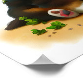 Poster Peinture 3D d'un berger australien (Coin)