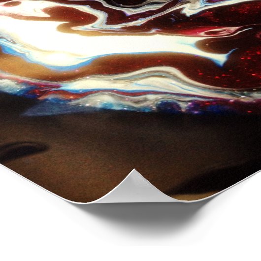 Poster Peinture à carreaux (Coin)