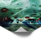 Poster Peinture à carreaux (Coin)