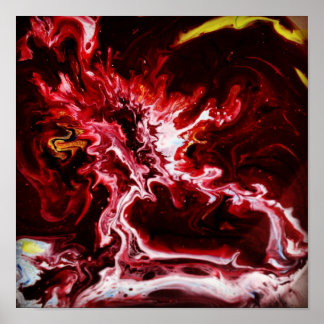 Poster Peinture à carreaux