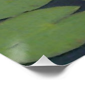 Poster Peinture à la fleur d'eau (Coin)