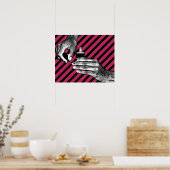 Poster Peinture à la main Fingernails Manicure Maquillage (Cuisine)