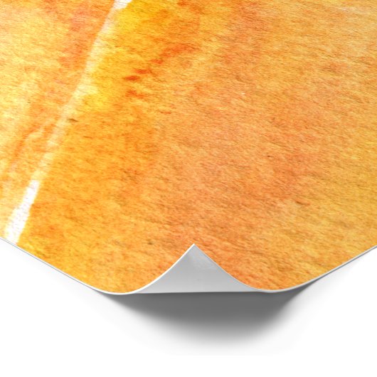 Poster Peinture à l'aquarelle d'agrumes, chaux, citron, o (Coin)