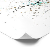 Poster Peinture à l'aquarelle de taureau de Buffalo (Coin)