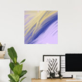 Poster Peinture à l'huile abstraite (Bureau à domicile)