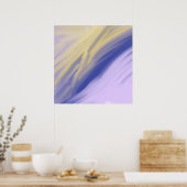 Poster Peinture à l'huile abstraite (Cuisine)