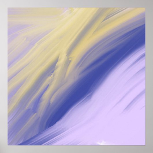 Poster Peinture à l'huile abstraite (Devant)